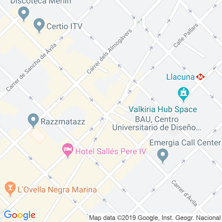 Código Postal calle Iglesias, D', passatge en Barcelona