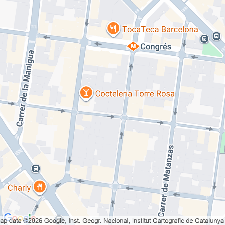 Código postal de Lope de Vega   (impares del 1 al 149)  (pares del 2 al 160) en Barcelona