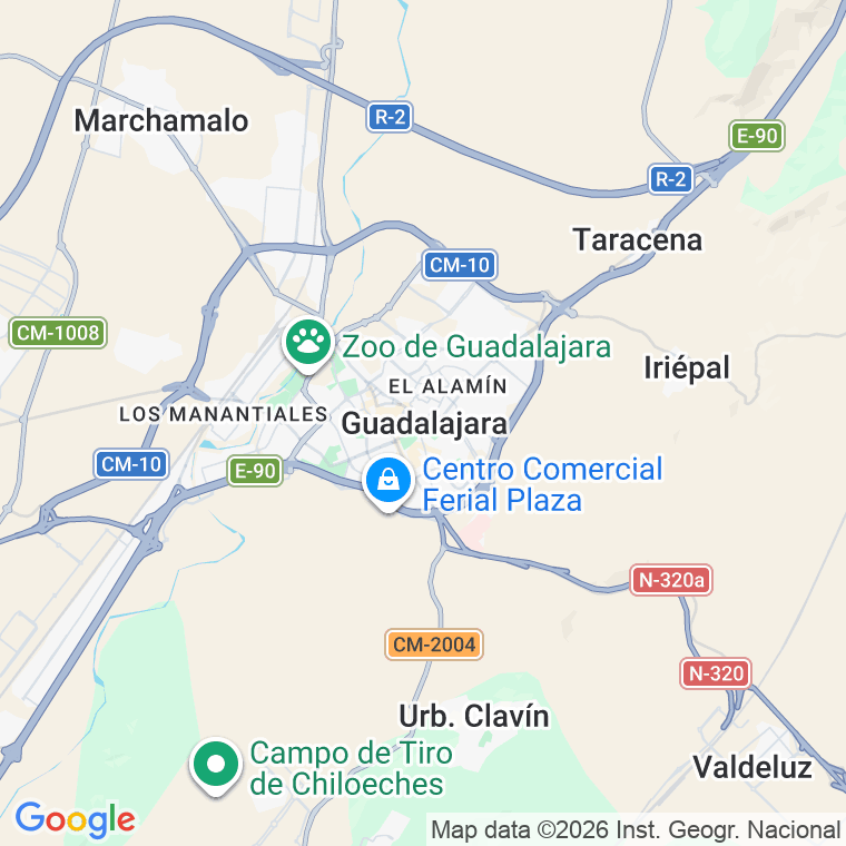 Código postal de Guadalajara en Barcelona