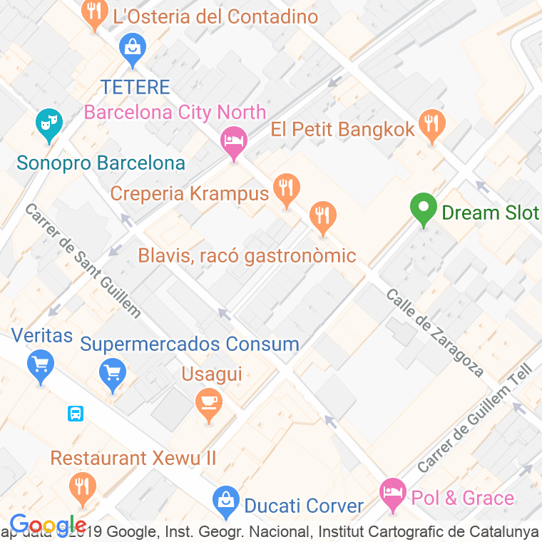 Código Postal calle Sant Felip, passatge en Barcelona