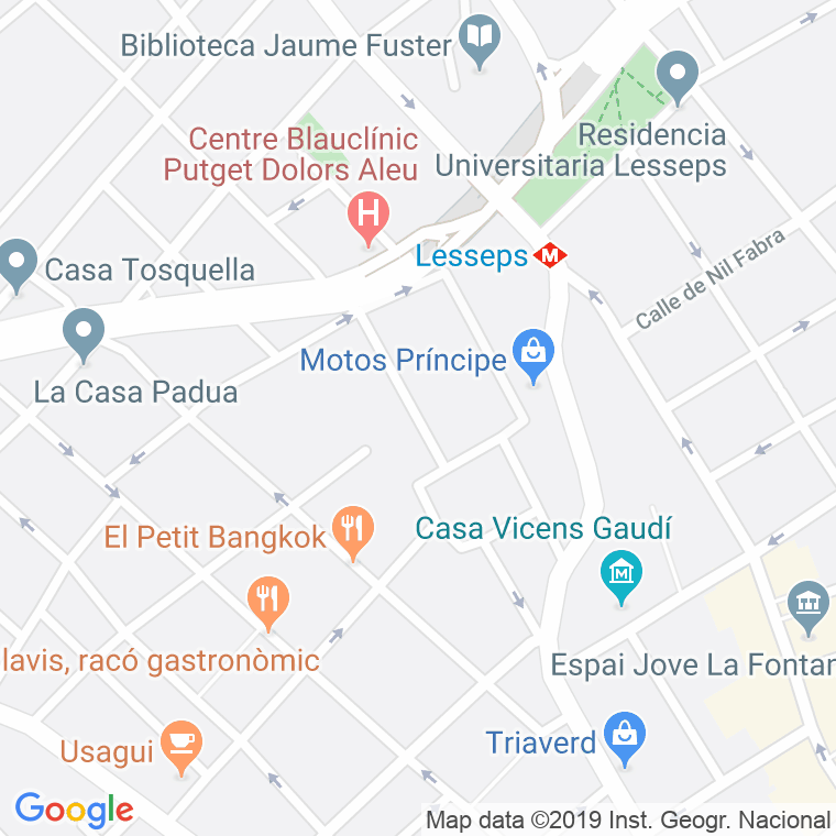 Código Postal calle Sant Magi en Barcelona