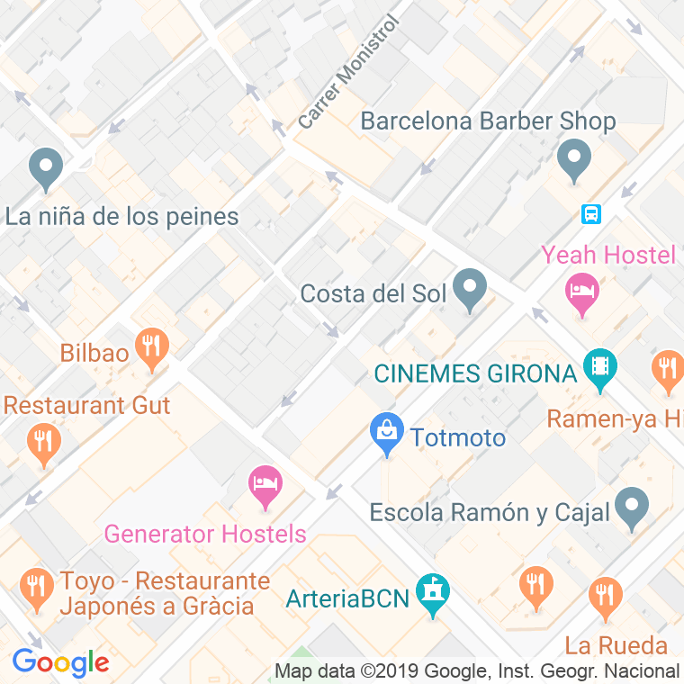 Código Postal calle Abdo Terradas en Barcelona