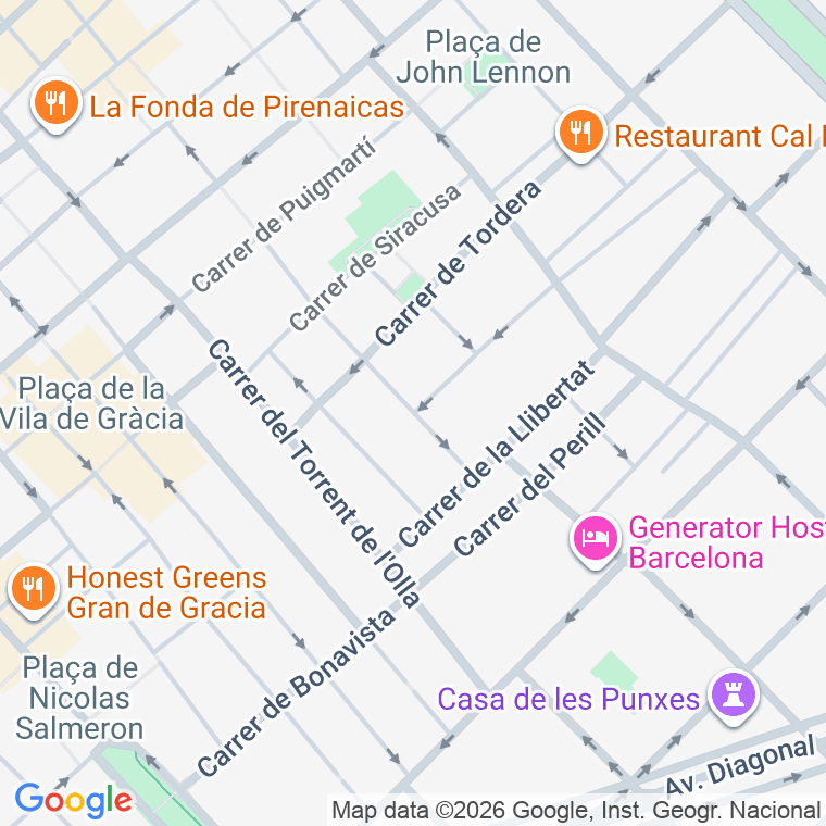 Código postal de Fraternitat en Barcelona