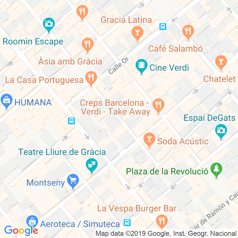 Código Postal calle Guilleries en Barcelona