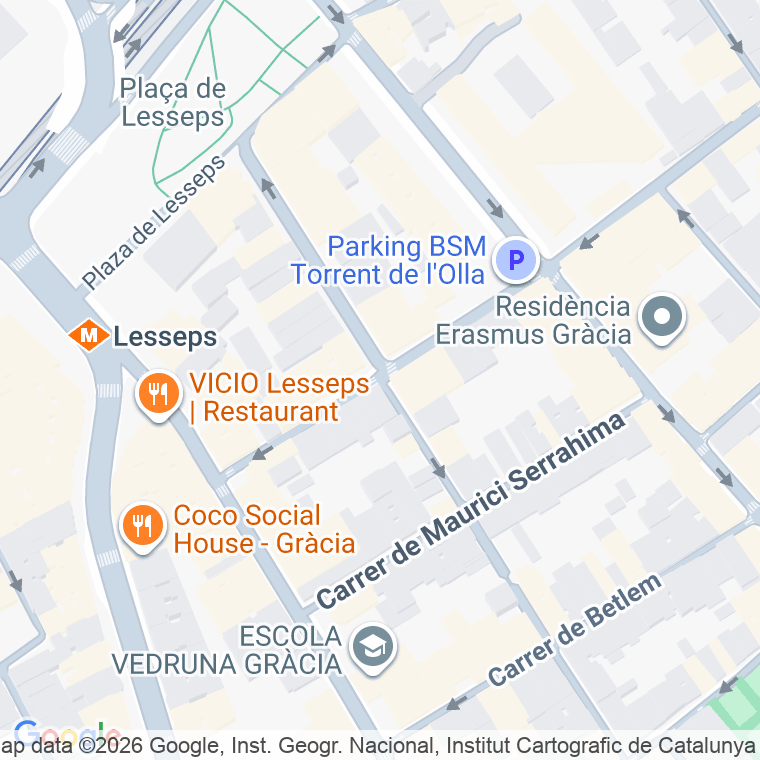 Código postal de Nil Fabra, de en Barcelona