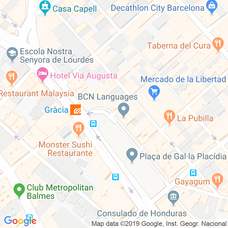 Código Postal calle Oreneta en Barcelona
