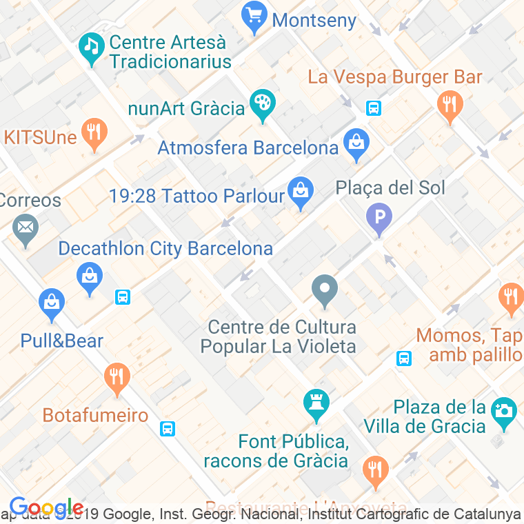 Código Postal calle Sant Joaquim   (Impares Del 1 Al Final)  (Pares Del 2 Al Final) en Barcelona