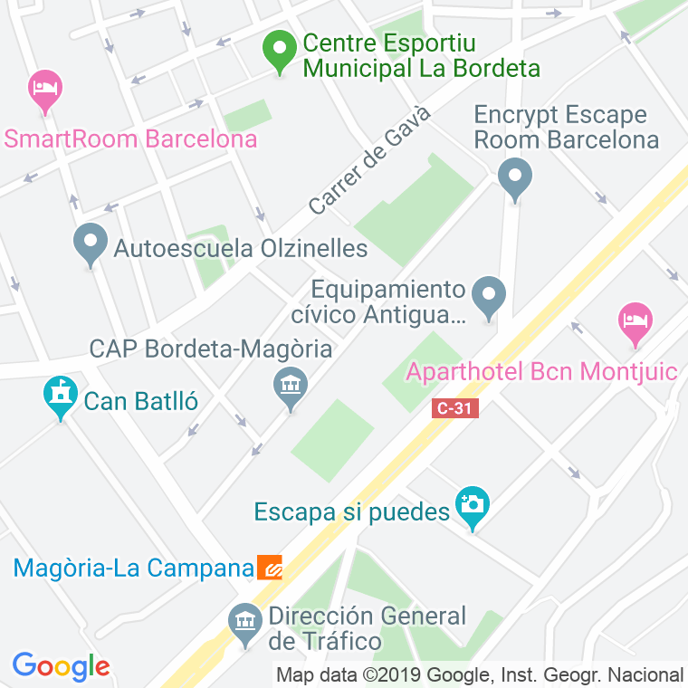 Código Postal calle Corral en Barcelona