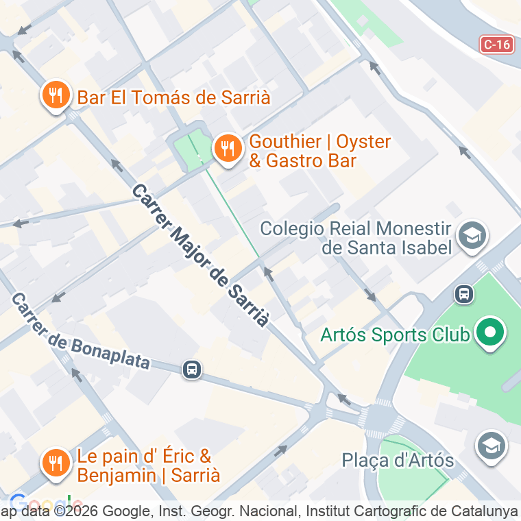 Código postal de Hug de Rocaberti en Barcelona