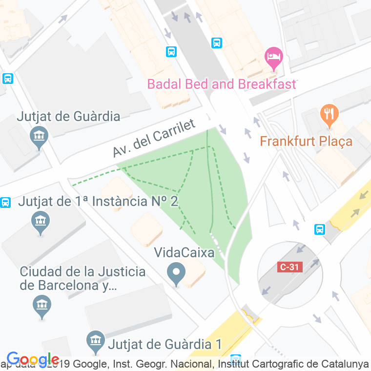 Código Postal calle Jardins Del Valent Petit en Barcelona