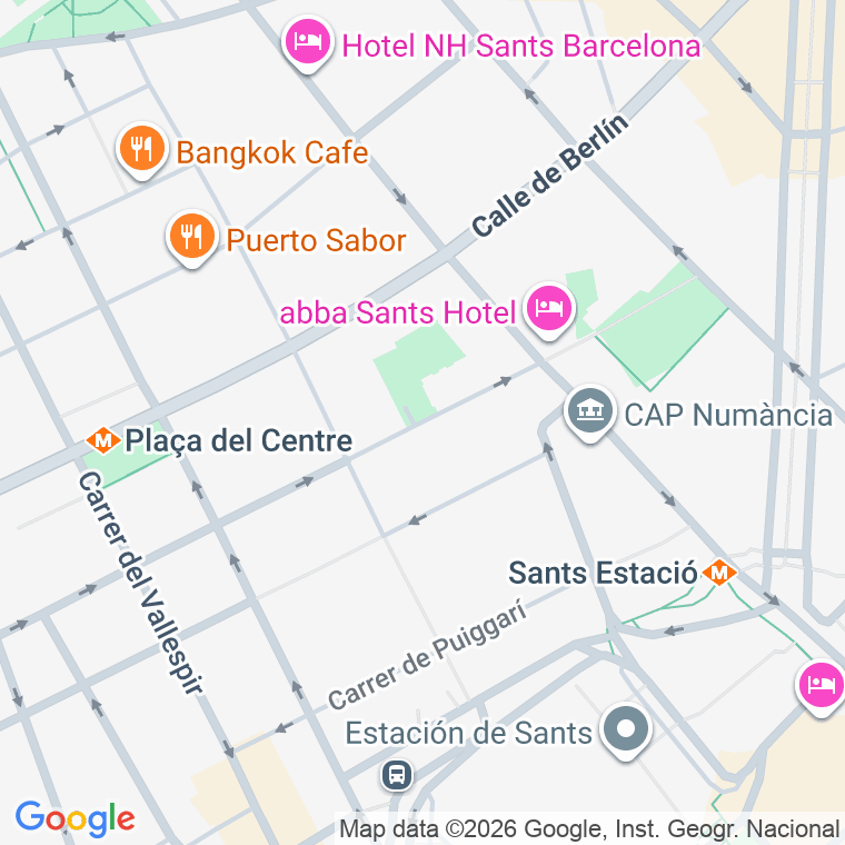Código postal de Robrenyo   (impares del 1 al 73)  (pares del 2 al 78) en Barcelona
