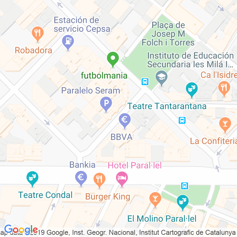 Código Postal calle Aldana en Barcelona