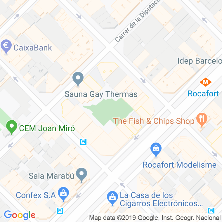 Código Postal calle Jardins De Sebastia Gasch en Barcelona