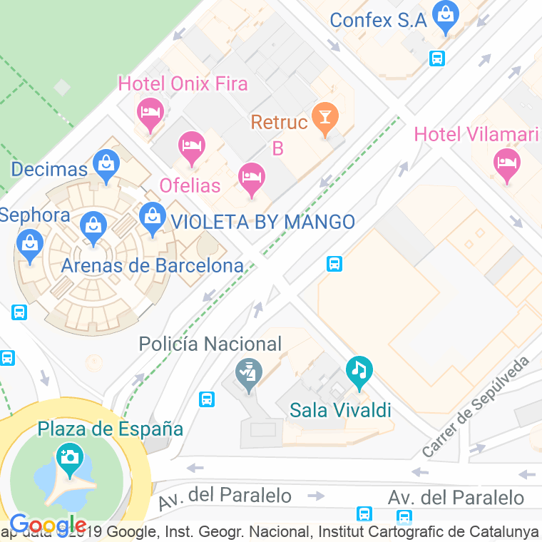 Código Postal calle Llança en Barcelona