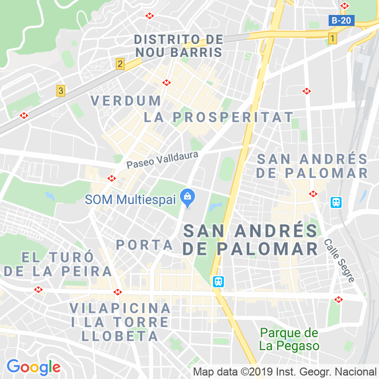 Código Postal calle Alella en Barcelona