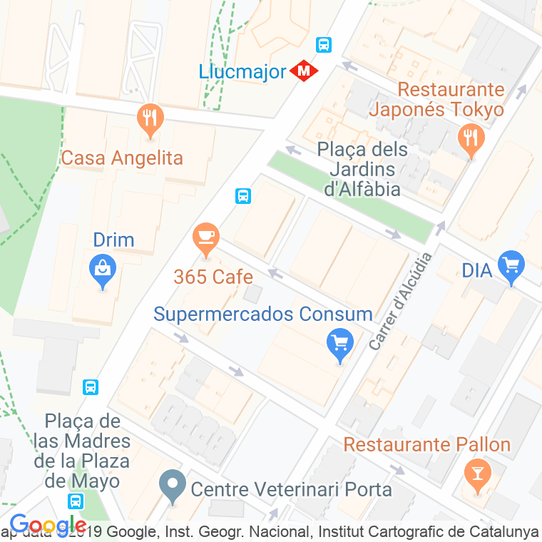 Código Postal calle Formentor en Barcelona