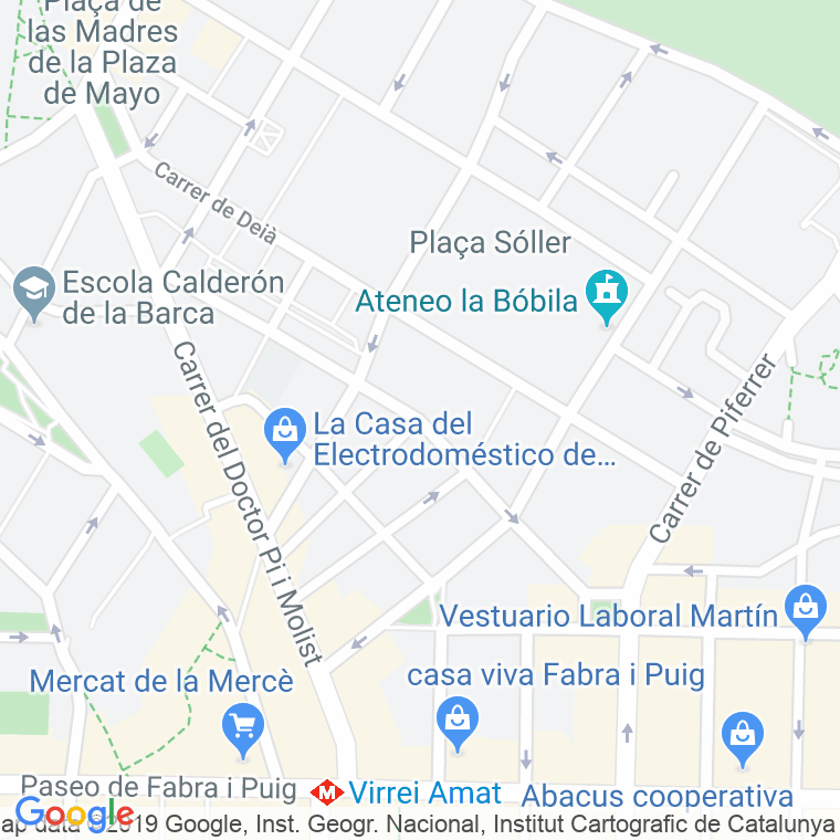 Código Postal calle Maladeta en Barcelona