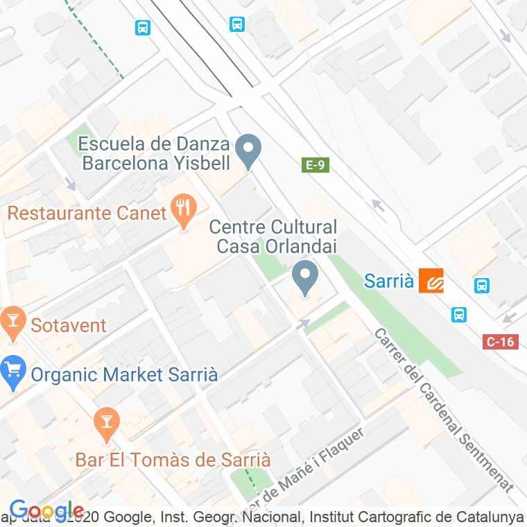 Código Postal calle Can Garriga, De, placeta en Barcelona