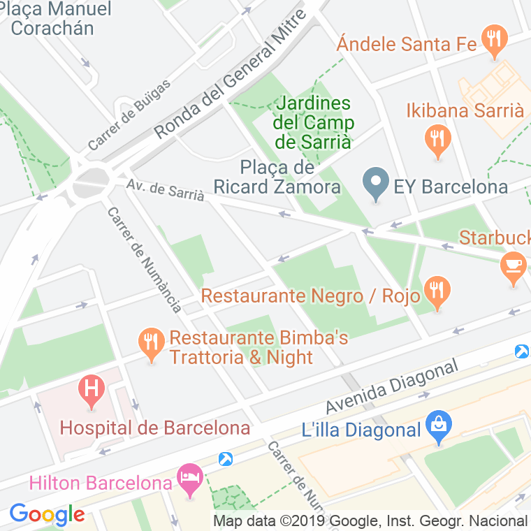 Código Postal calle Caravel.la Niña, De La en Barcelona
