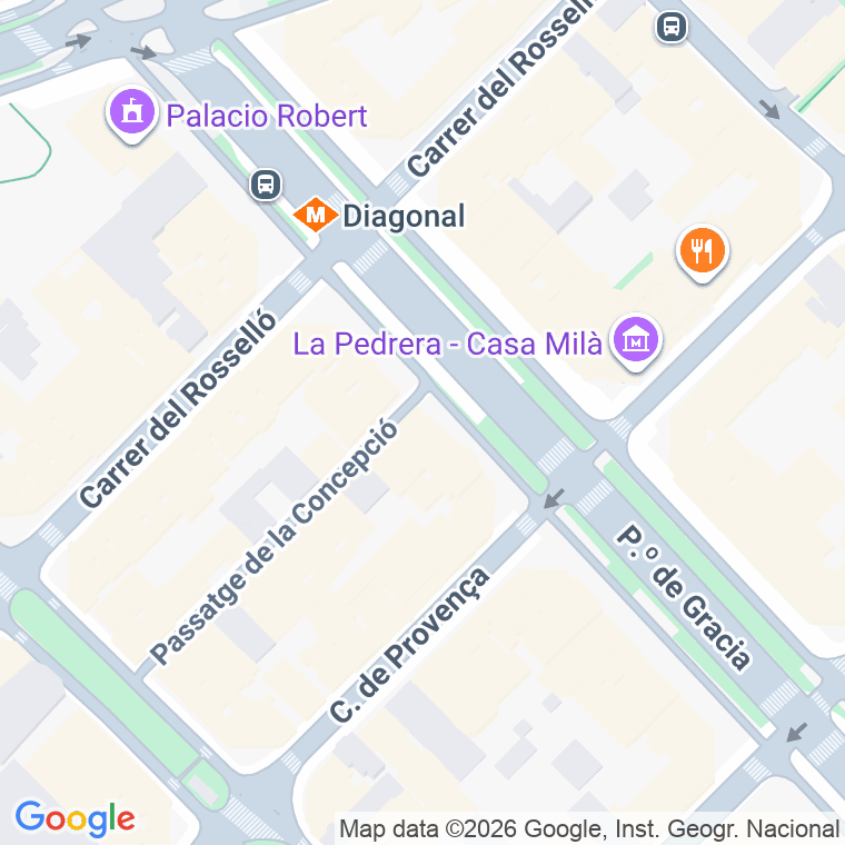 Código postal de Santa Eulalia, De, Passeig (impares del 1 al Final)  (pares del 2 al Final) en Barcelona