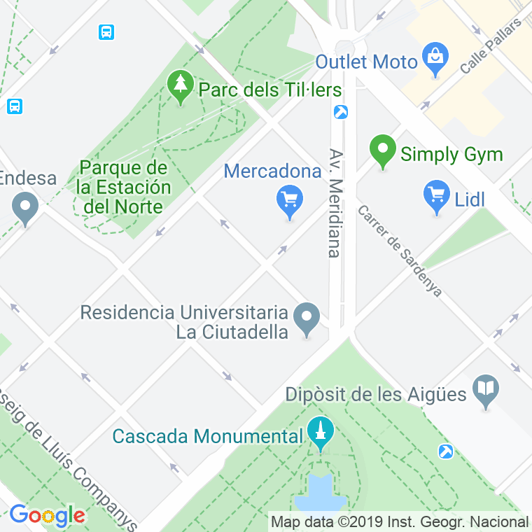 Código Postal calle Buenaventura Muñoz en Barcelona