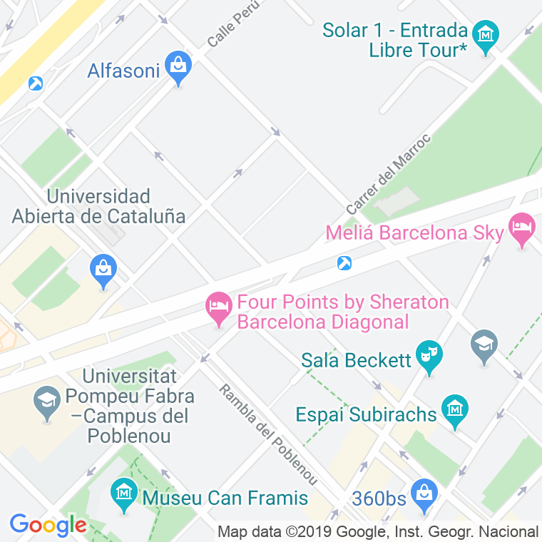 Código Postal calle Castella   (Impares Del 1 Al Final)  (Pares Del 2 Al Final) en Barcelona