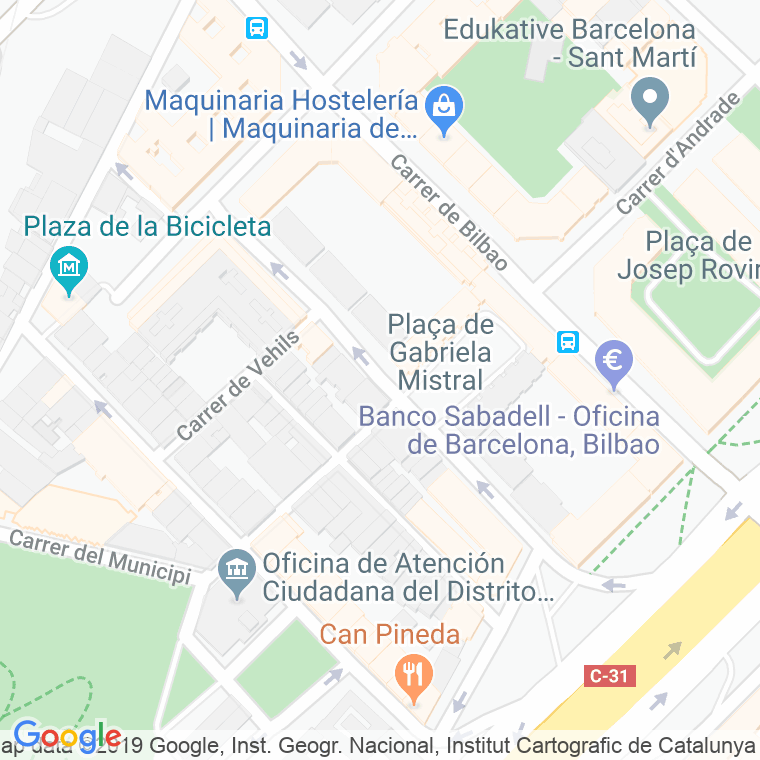 Código Postal calle Monturiol en Barcelona