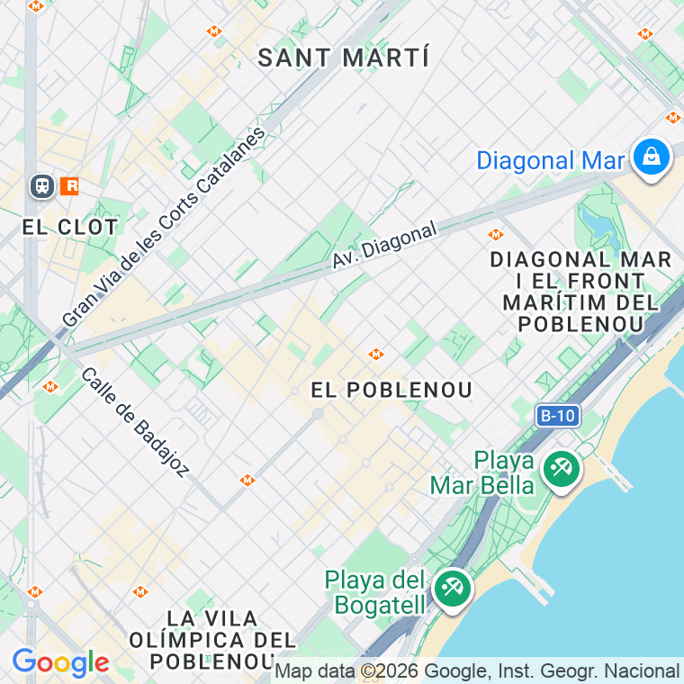 Código postal de Pallars   (impares del 1 al 147)  (pares del 2 al 138) en Barcelona