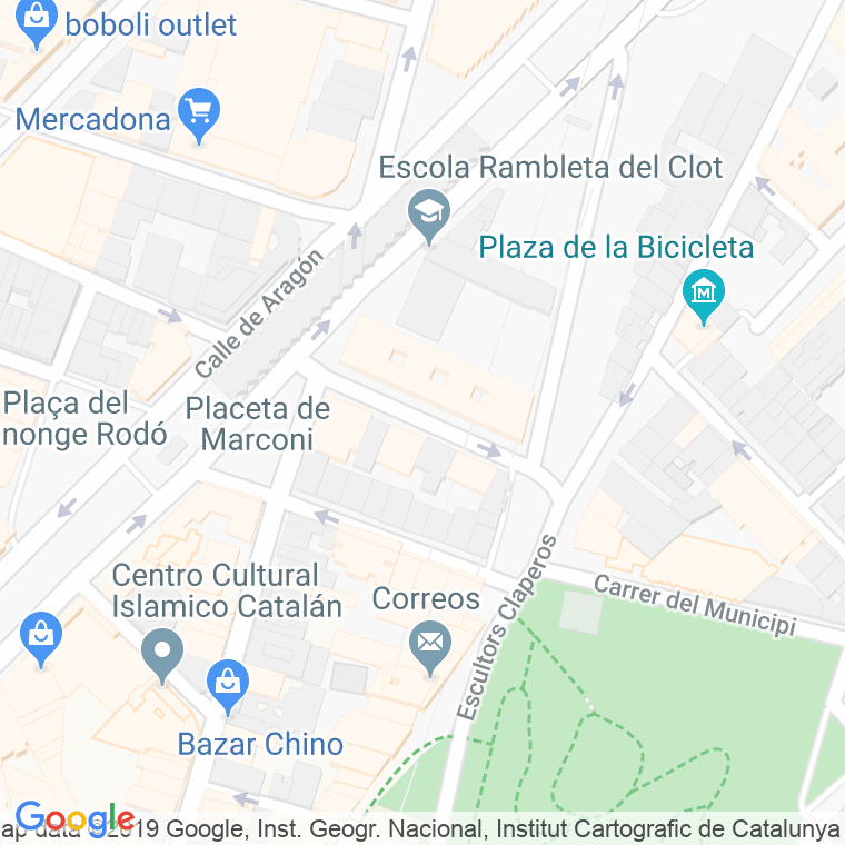 Código Postal calle Soler I Rovirosa en Barcelona
