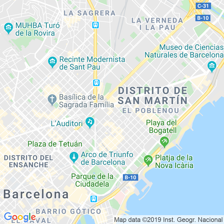 Código Postal calle Solticis, Dels en Barcelona