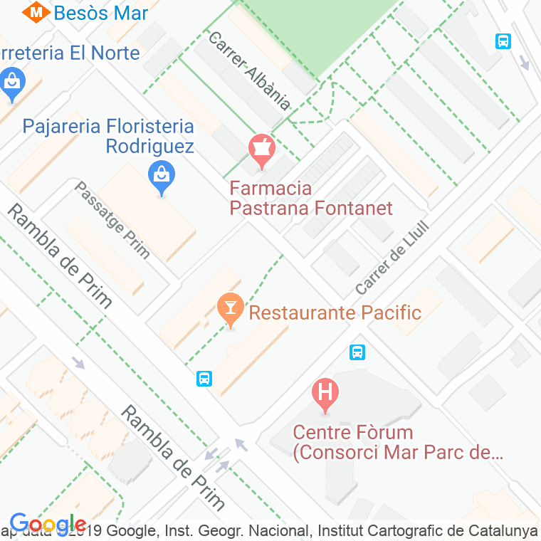 Código Postal calle Bermejo en Barcelona