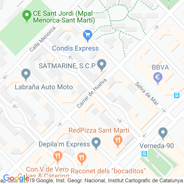 Código Postal calle Alcala De Guadaira, D' en Barcelona