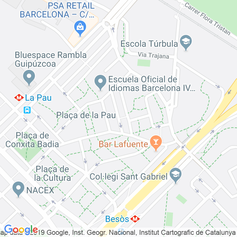 Código Postal calle Angels Garriga, D' en Barcelona