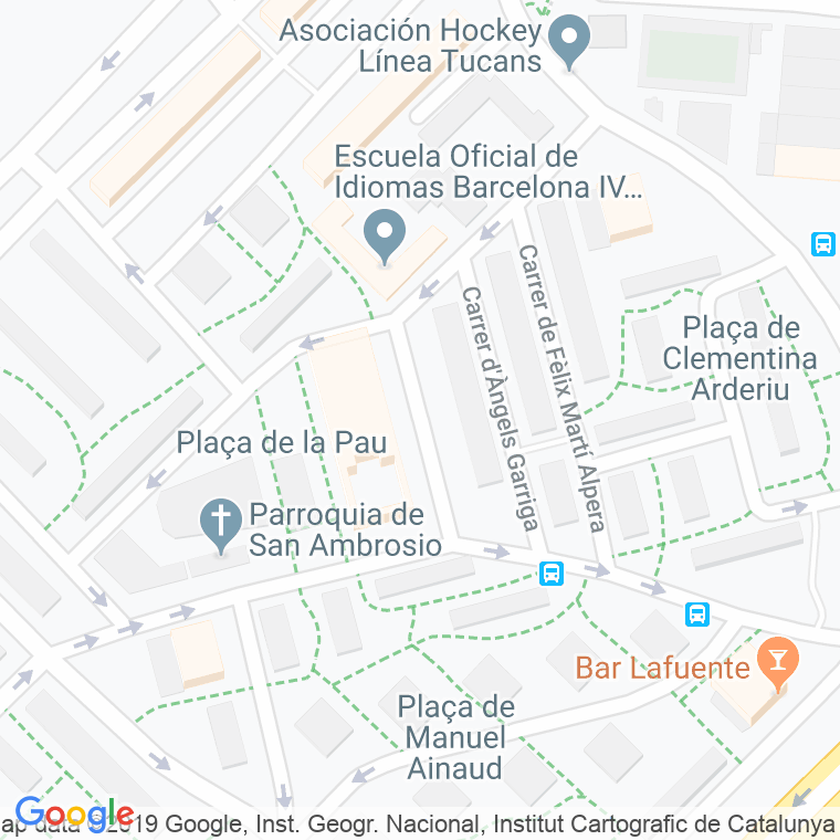 Código Postal calle Pere Verges en Barcelona