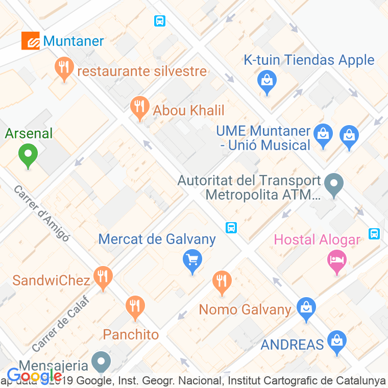 Código Postal calle Calaf en Barcelona