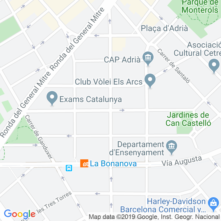 Código Postal calle Freixa en Barcelona