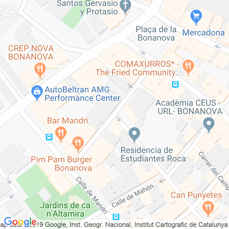 Código Postal calle Bigai, passatge en Barcelona