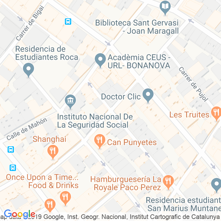 Código Postal calle Bisbe Sivilla en Barcelona