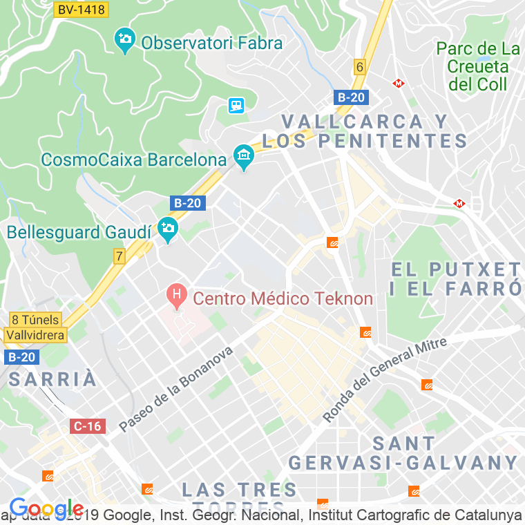 Código Postal calle Camp   (Impares Del 17 Al Final)  (Pares Del 28 Al Final) en Barcelona