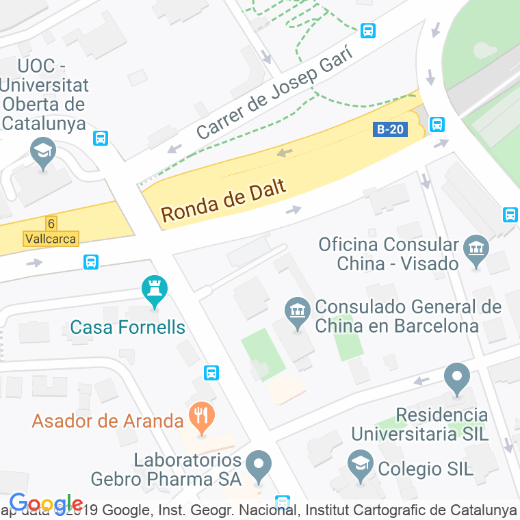 Código Postal calle Doctor Ribas I Perdigo en Barcelona