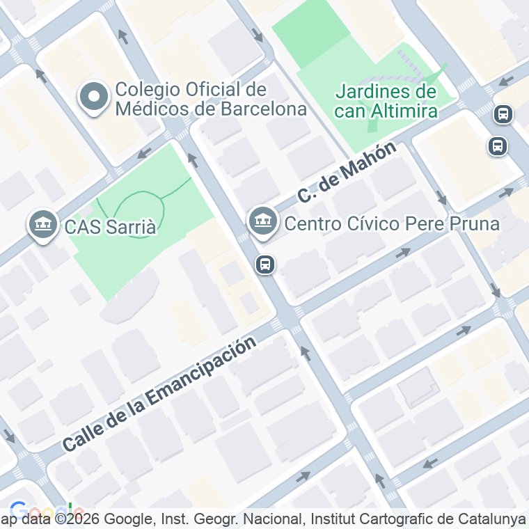 Código postal de Emancipacio   (impares del 19 al Final)  (pares del 16 al Final) en Barcelona
