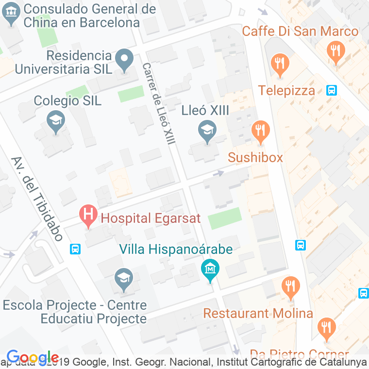 Código Postal calle Garcia Mariño en Barcelona