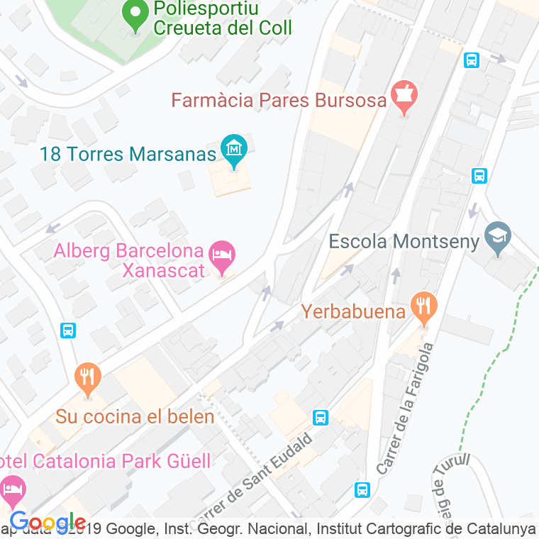 Código Postal calle Flandes, plaça (Impares Del 1 Al Final)  (Pares Del 2 Al Final) en Barcelona
