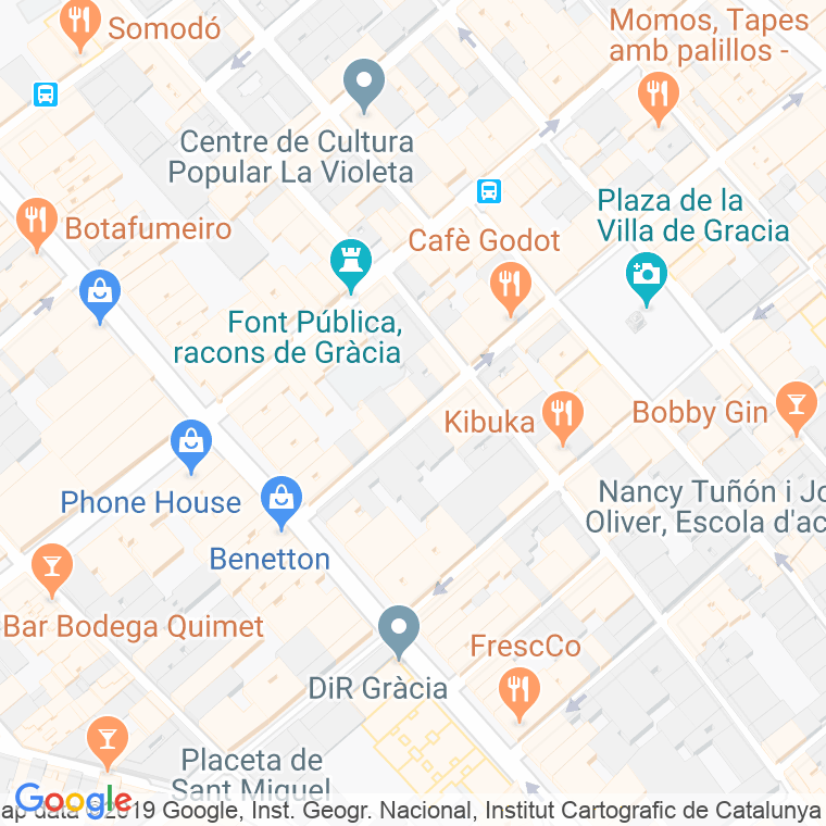 Código Postal calle Ministral, passatge en Barcelona