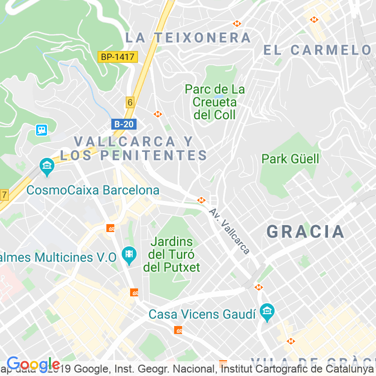 Código Postal calle Montserrat, De, placeta (Impares Del 1 Al Final)  (Pares Del 2 Al Final) en Barcelona