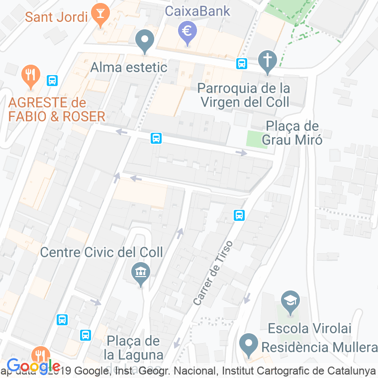 Código Postal calle Mora La Nova en Barcelona