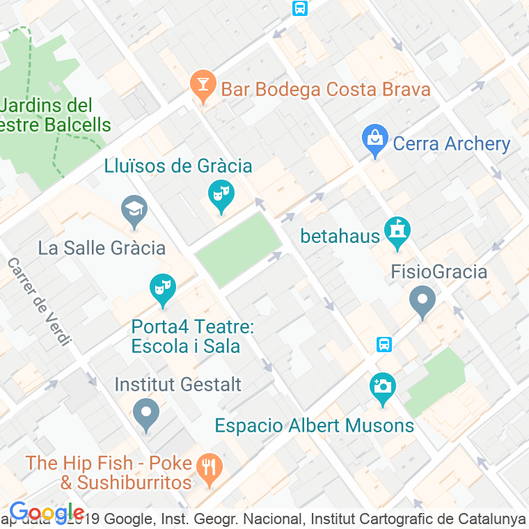 Código Postal calle Nord, Del, plaça (Impares Del 1 Al Final)  (Pares Del 2 Al Final) en Barcelona