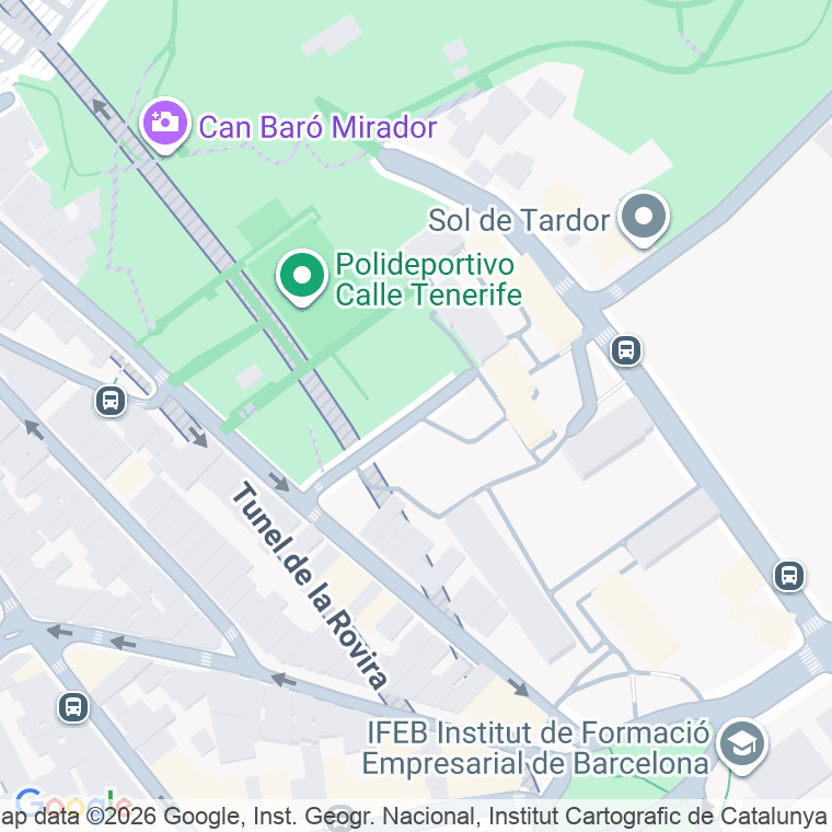 Código postal de Tenerife en Barcelona