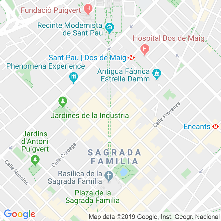 Código Postal calle Gaudi, De, avinguda (Impares Del 1 Al Final)  (Pares Del 2 Al Final) en Barcelona