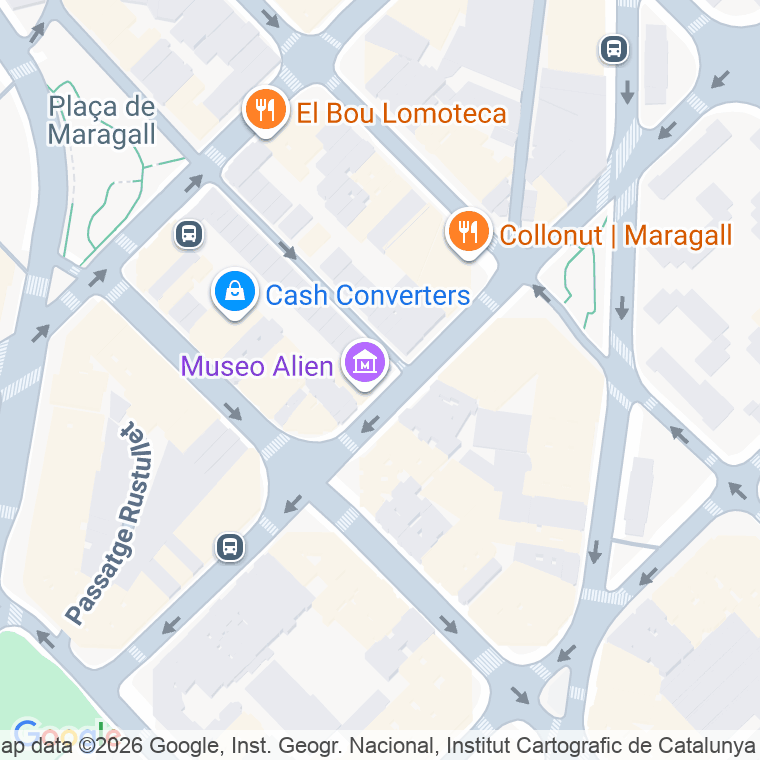 Código postal de Industria, de la   (impares del 33 al 197)  (pares del 28 al 198) en Barcelona